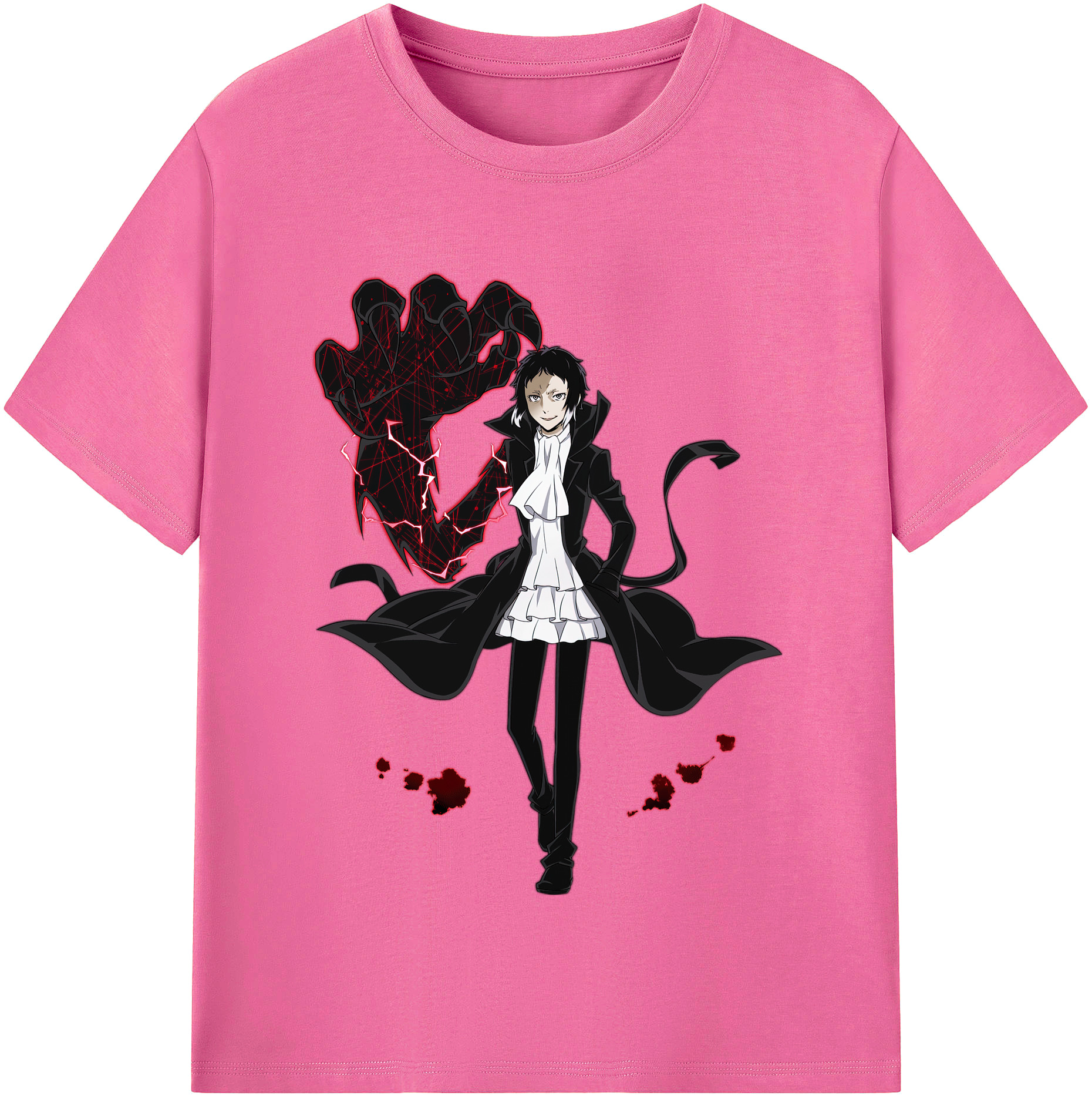 （画像用） 文豪ストレイドッグス Bungo Stray Dogs レディースカジュアルプリントTシャツ（綿100％）